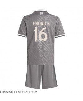 Günstige Real Madrid Endrick #16 3rd trikot Kinder 2024-25 Kurzarm (+ Kurze Hosen)